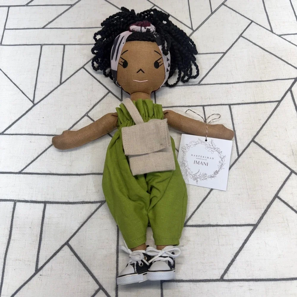Harperiman Handmade Linen Doll Imani 15